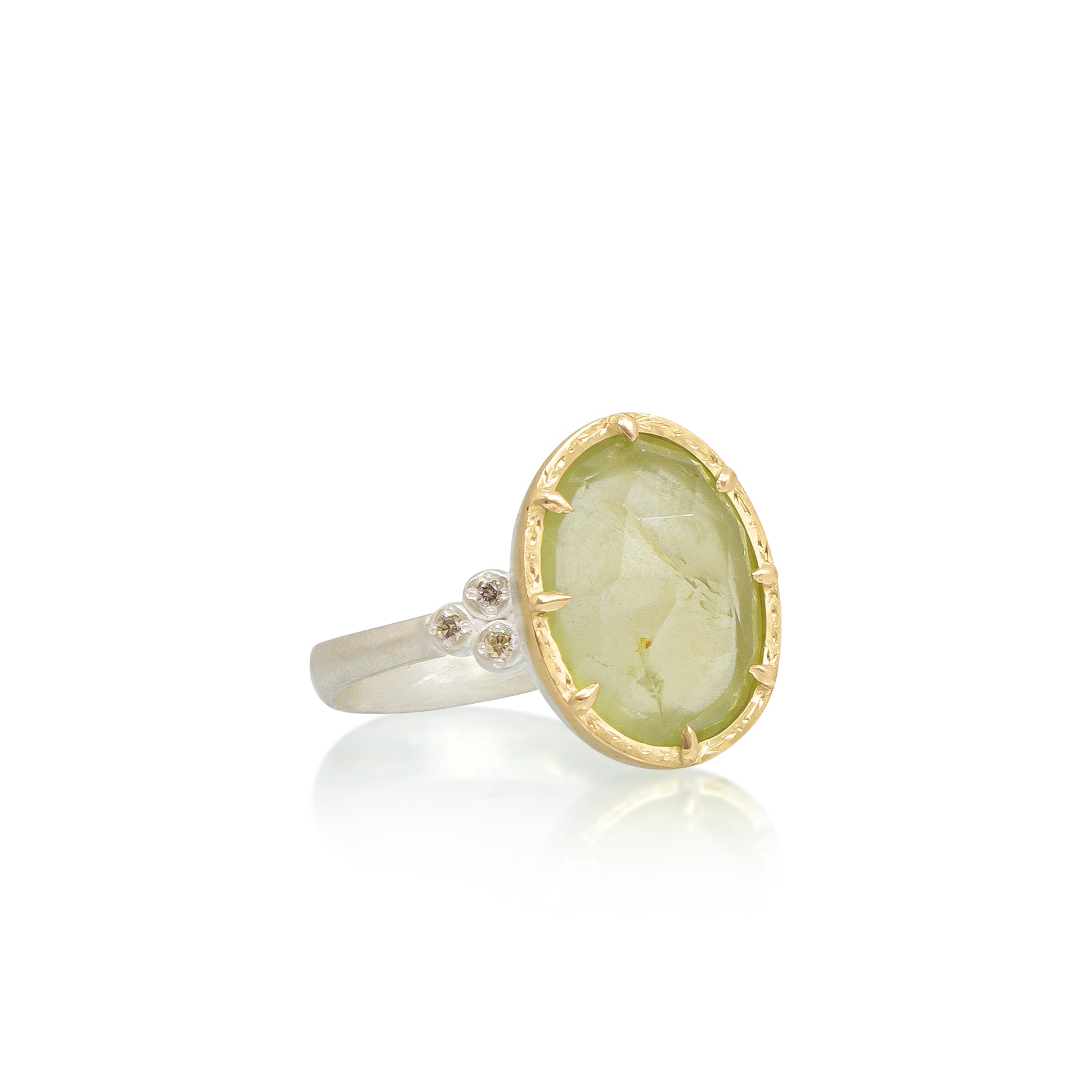 Harmony Yellow Beryl Cocktail Ring