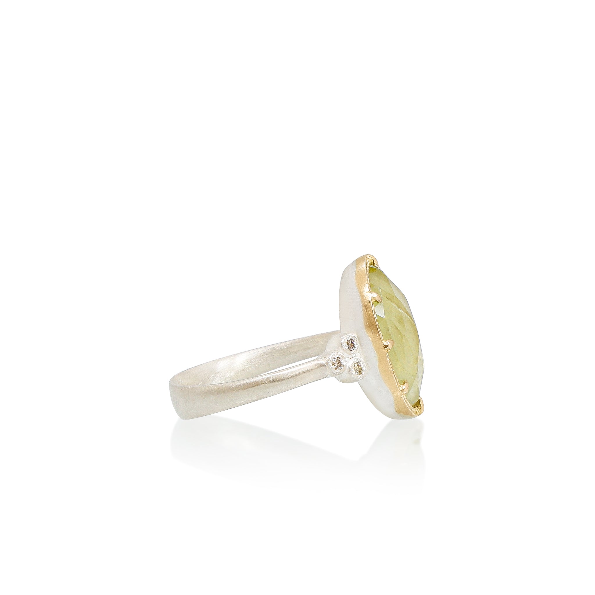 Harmony Yellow Beryl Cocktail Ring