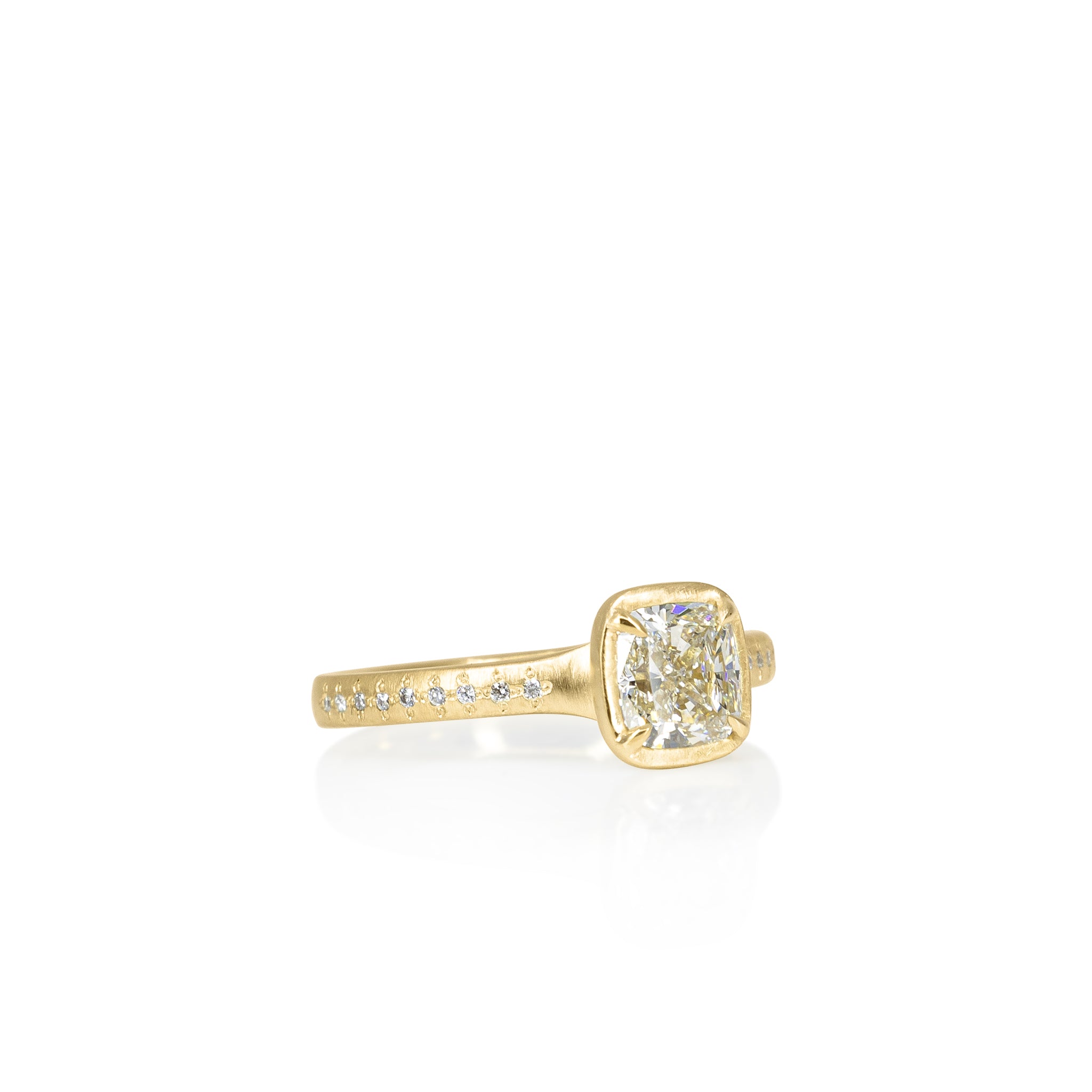 Cushion Prong Succession Ring