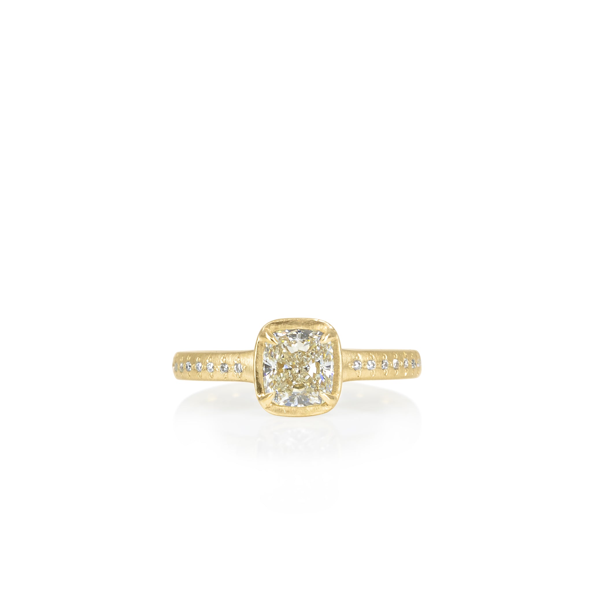 Cushion Prong Succession Ring