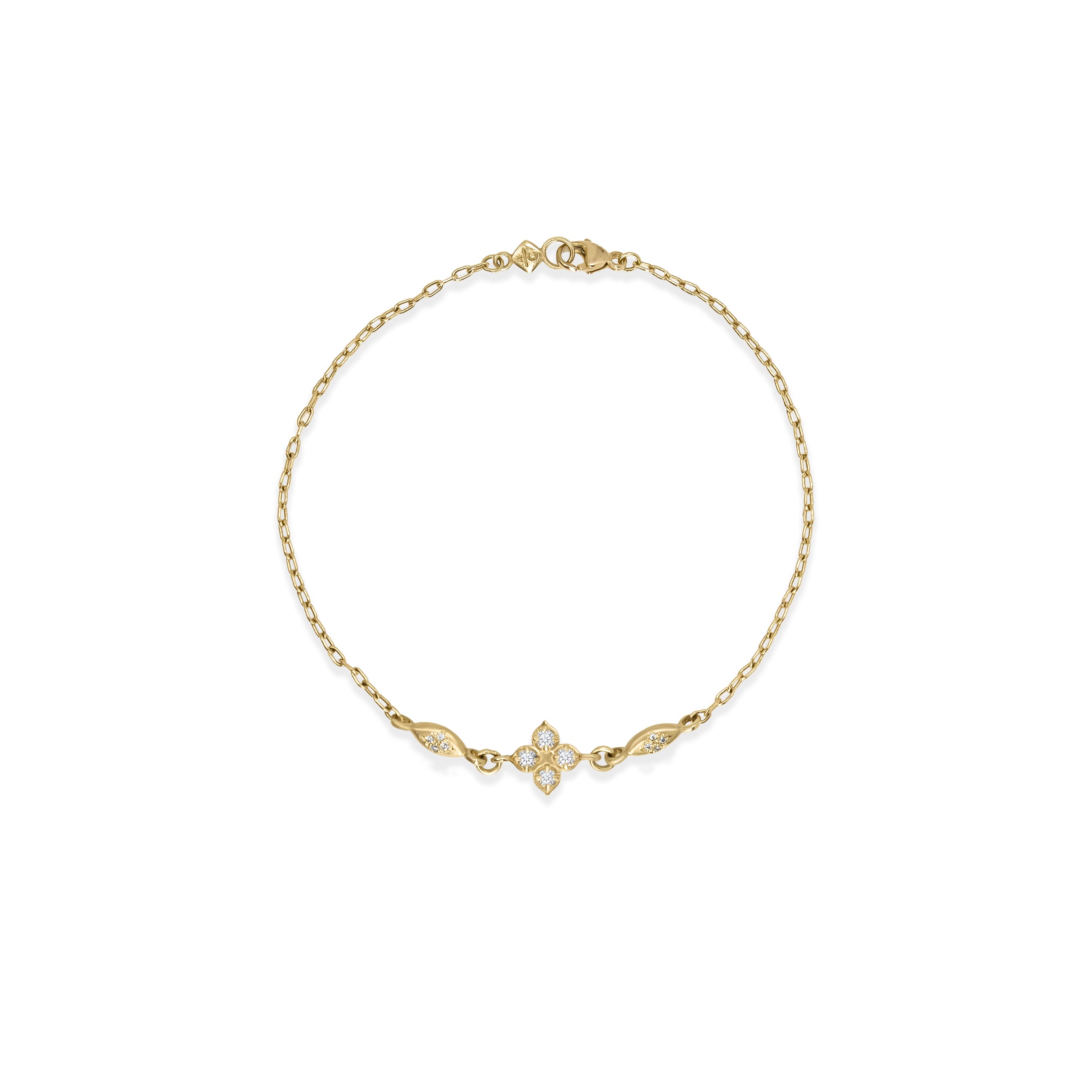 Floral Charm Bracelet