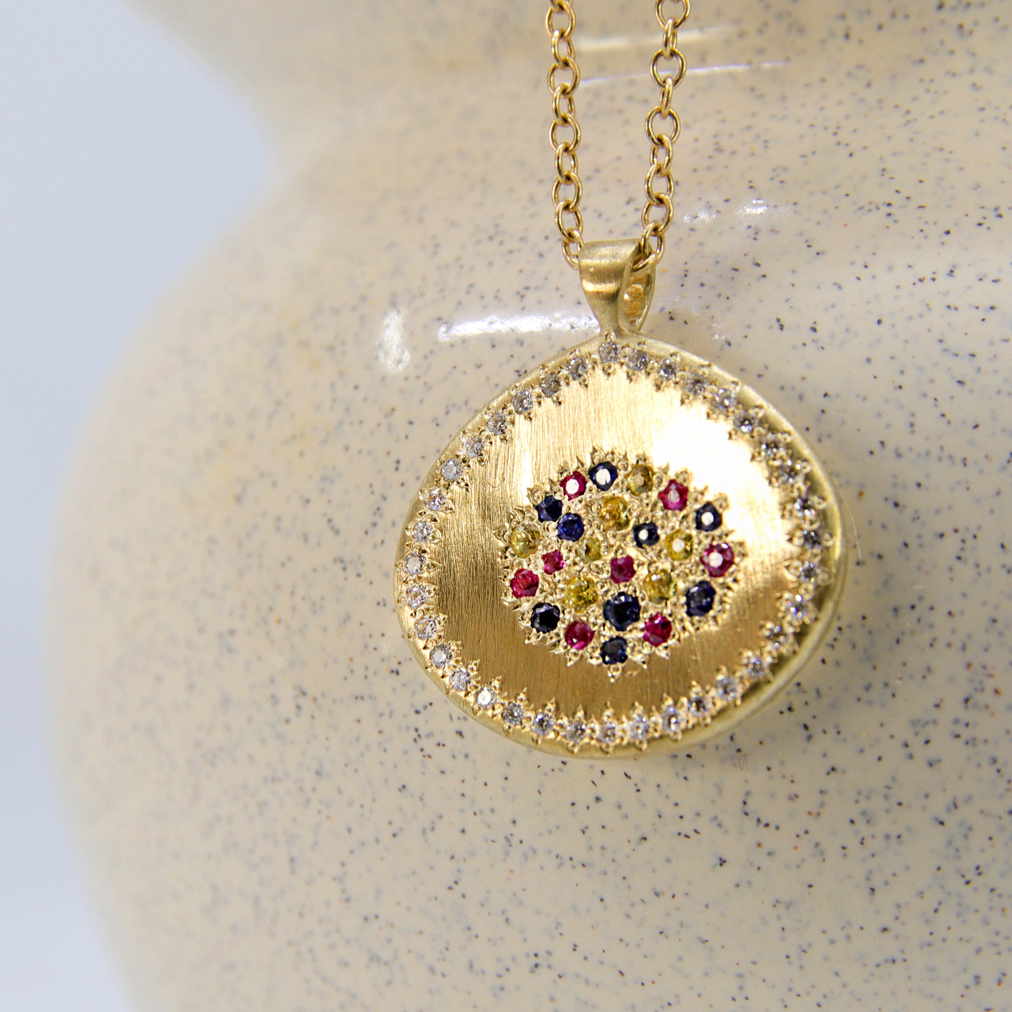 Multi-Sapphire Lights Pendant