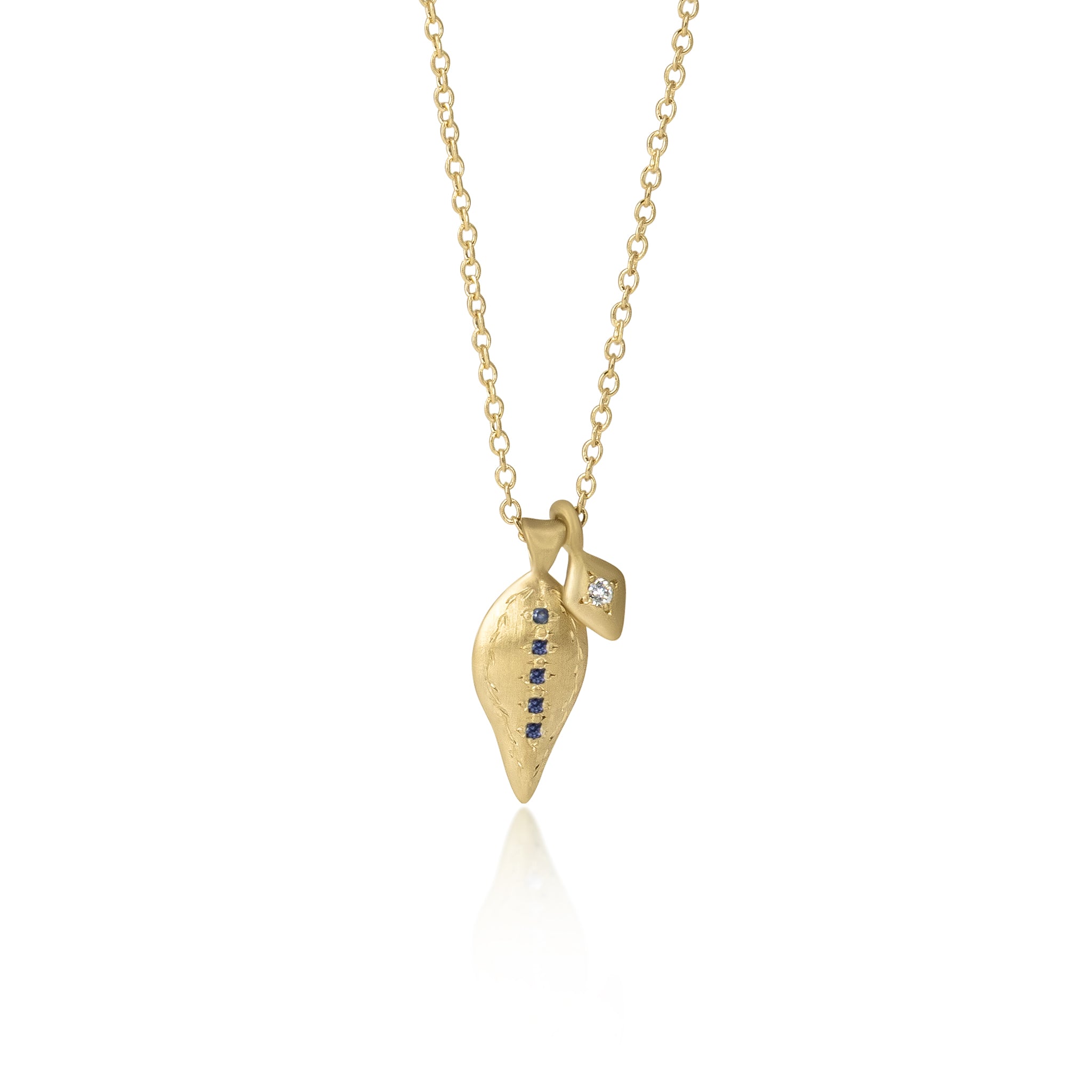 Golden Drop with Charm