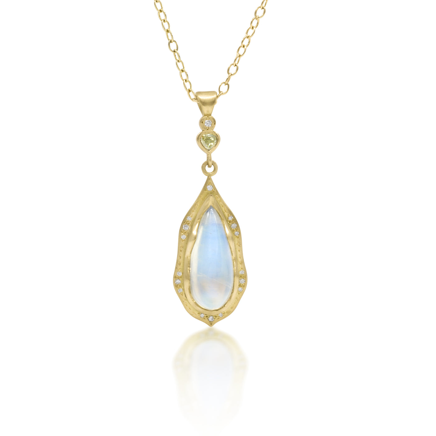Blue Cloud Moonstone Pendant