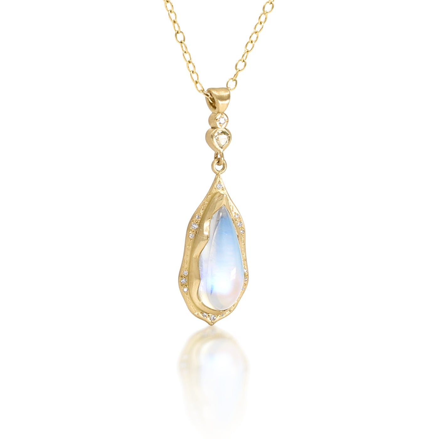 Blue Cloud Moonstone Pendant