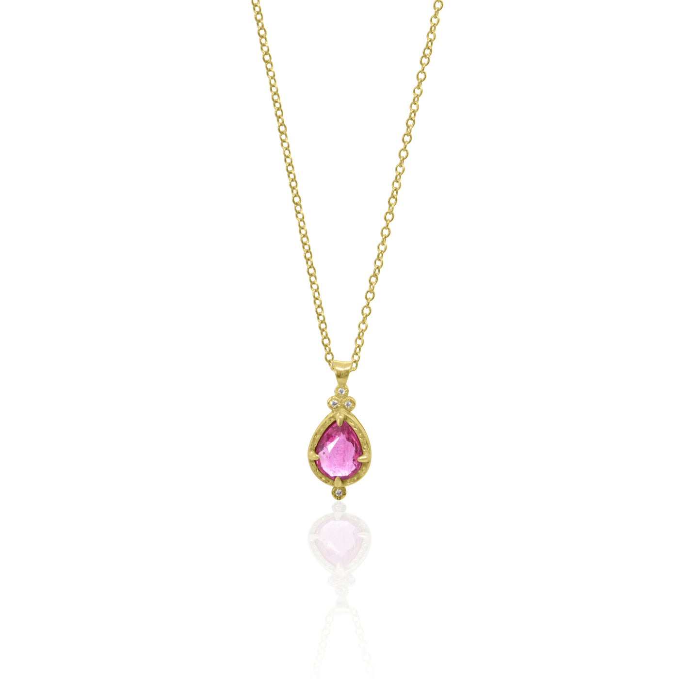 Spinel Drop Pendant