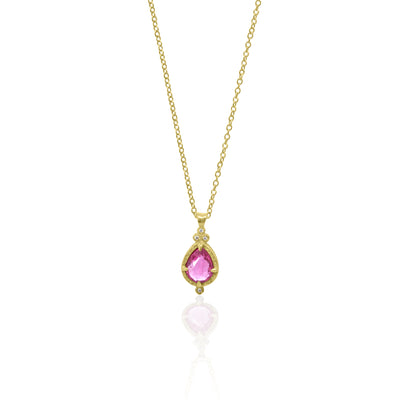 Spinel Drop Pendant