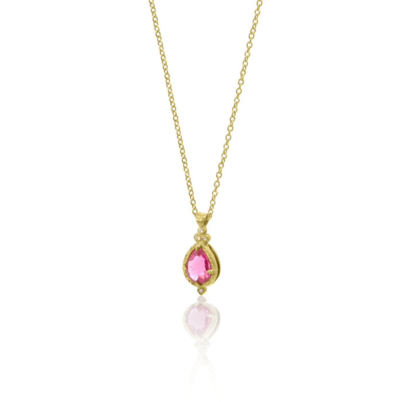 Spinel Drop Pendant