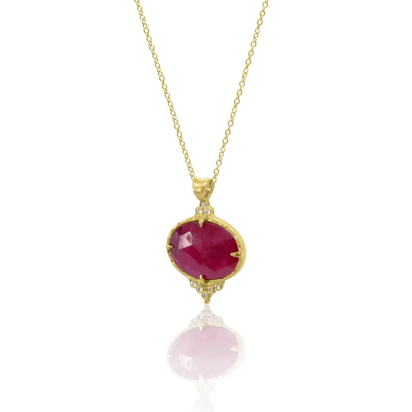 Ruby Slice Pendant