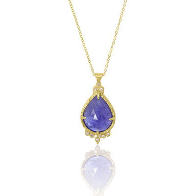 Tanzanite and Diamond Pendant