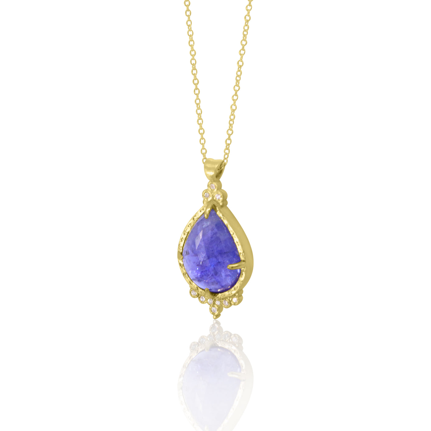 Tanzanite and Diamond Pendant