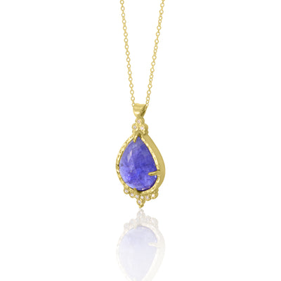 Pendant Tanzanite and Diamond