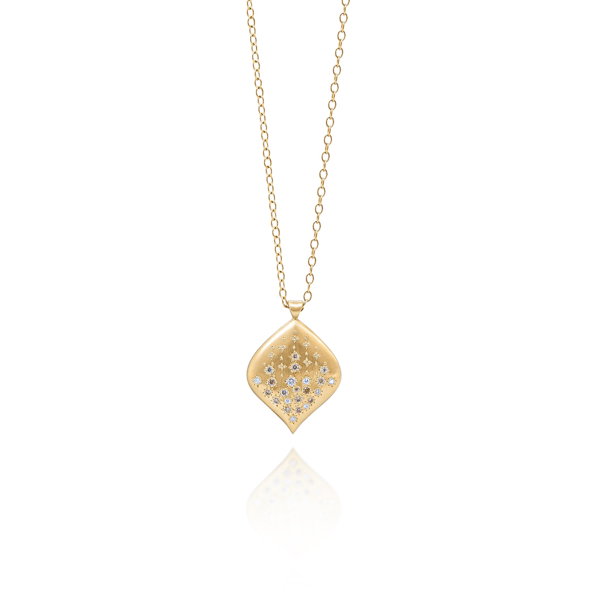 Andromeda Pendant in Champagne Diamond