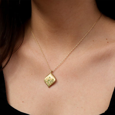 Andromeda Pendant in Emerald