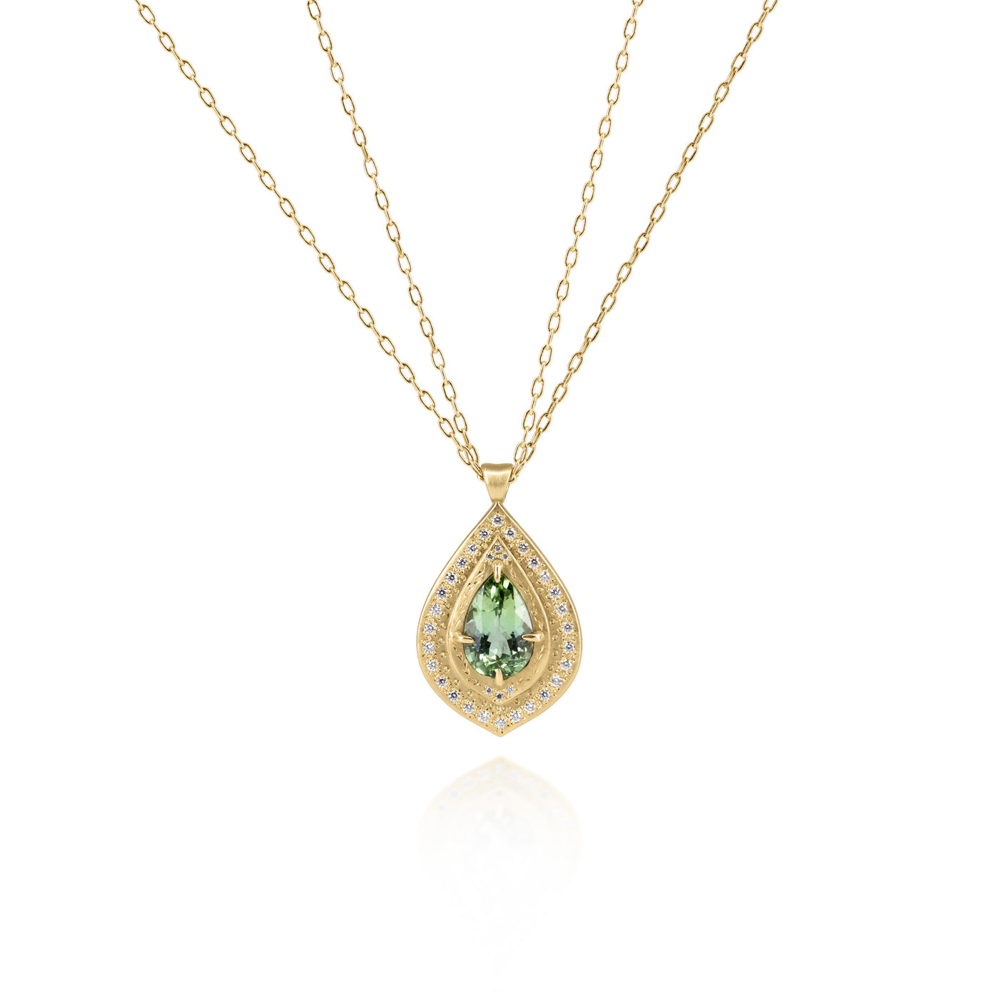 Mint Green Tourmaline Pendant