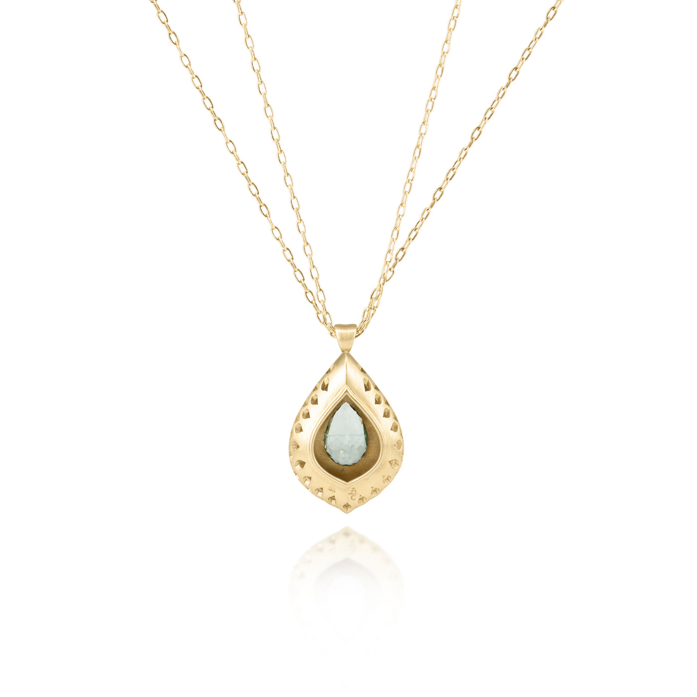Mint Green Tourmaline Pendant