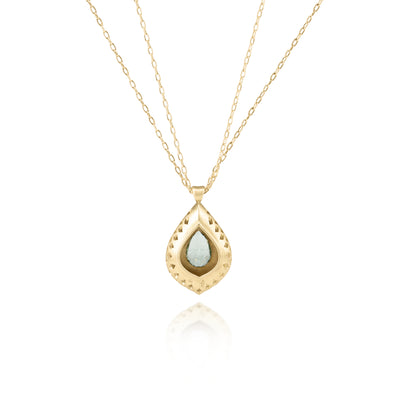 Mint Green Tourmaline Pendant