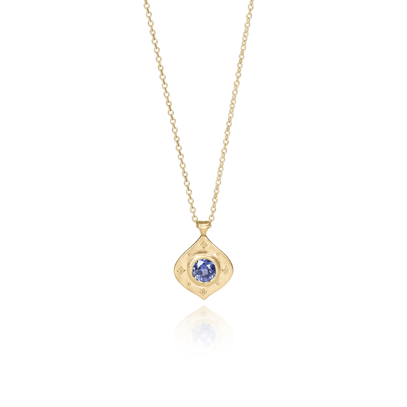 Drops of Happiness Pendant in Blue Sapphire