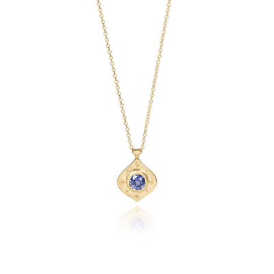 Drops of Happiness Pendant in Blue Sapphire
