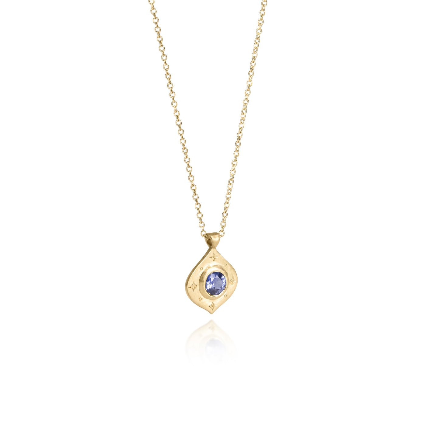 Drops of Happiness Pendant in Blue Sapphire
