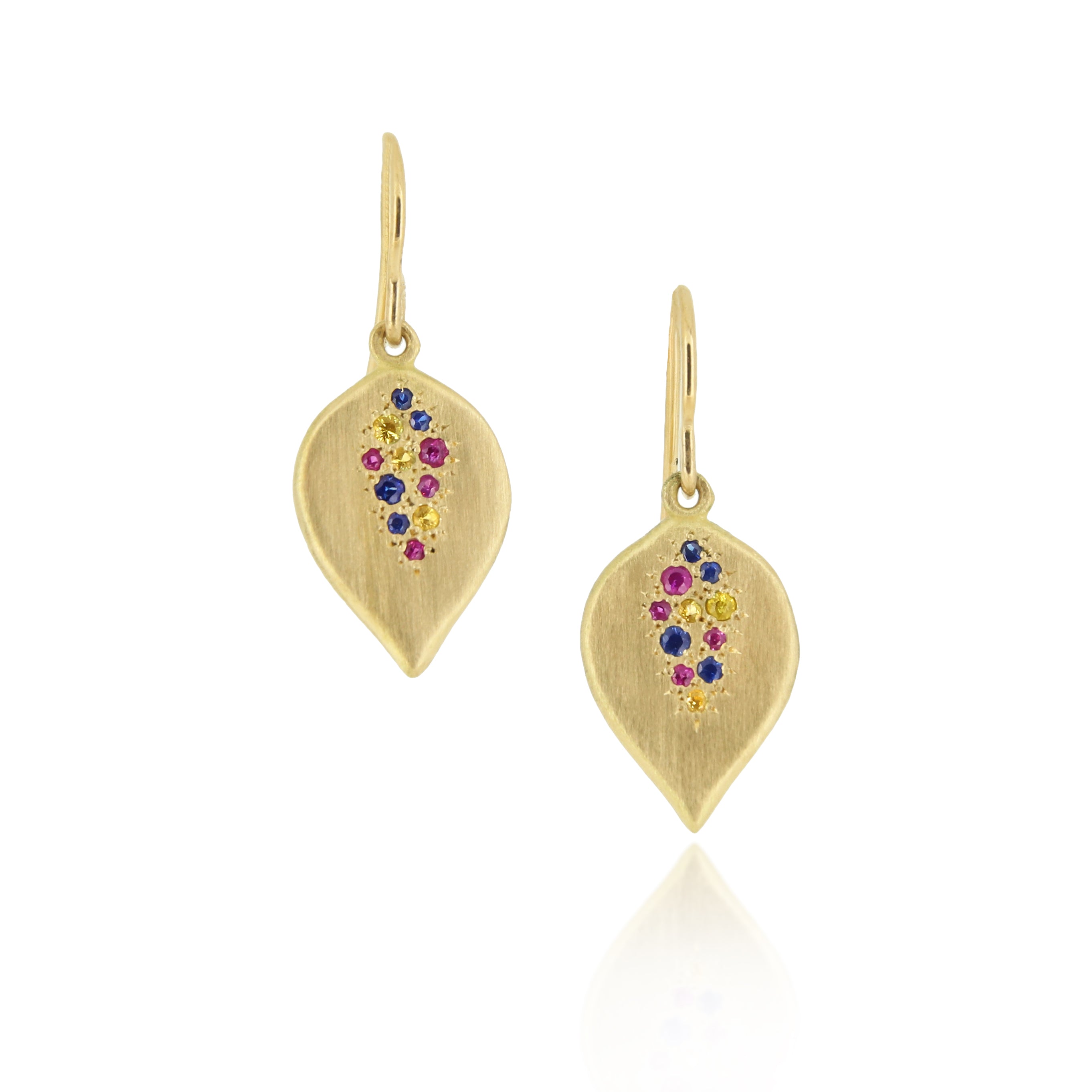 Multi-Stone Tear Earrings