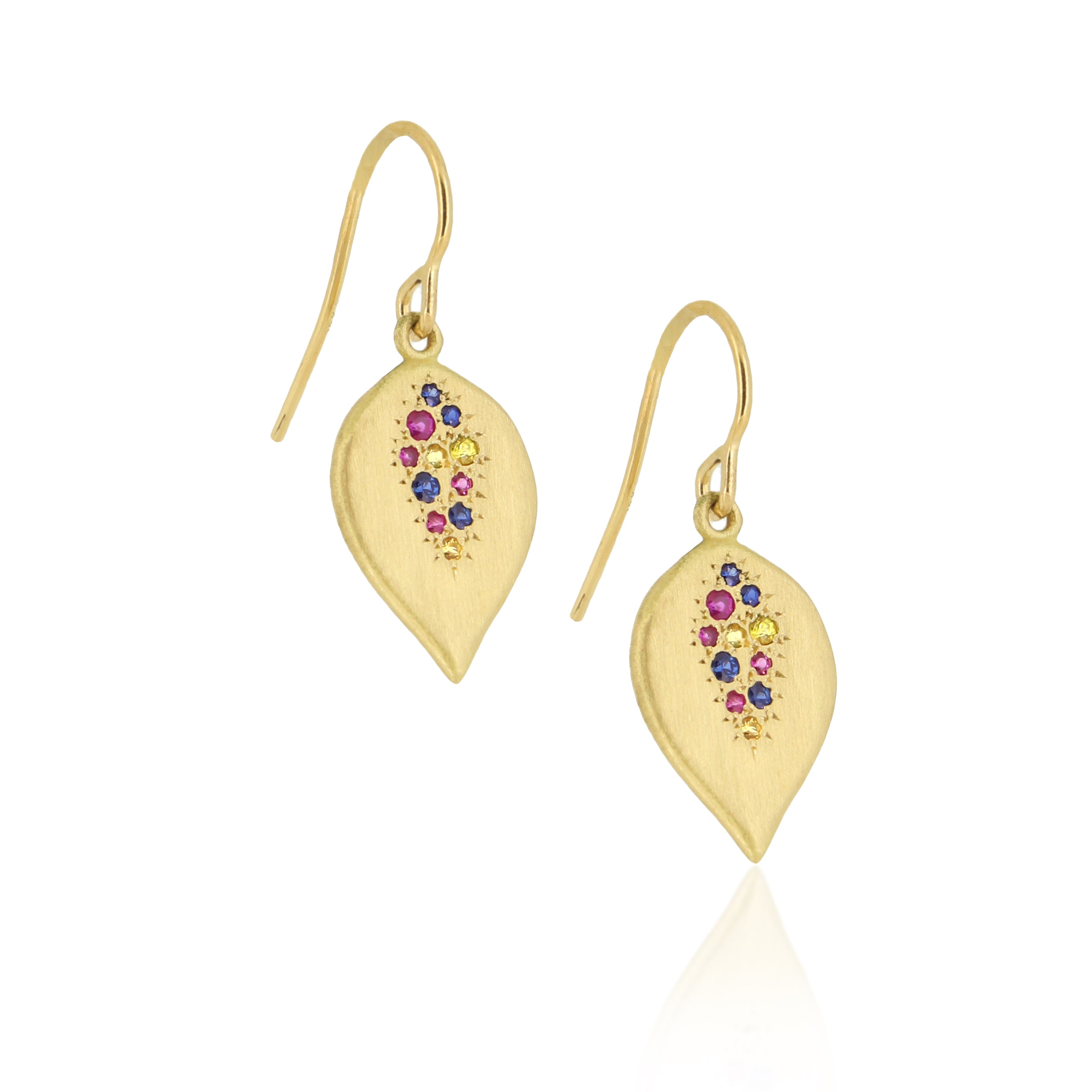 Multi-Stone Tear Earrings