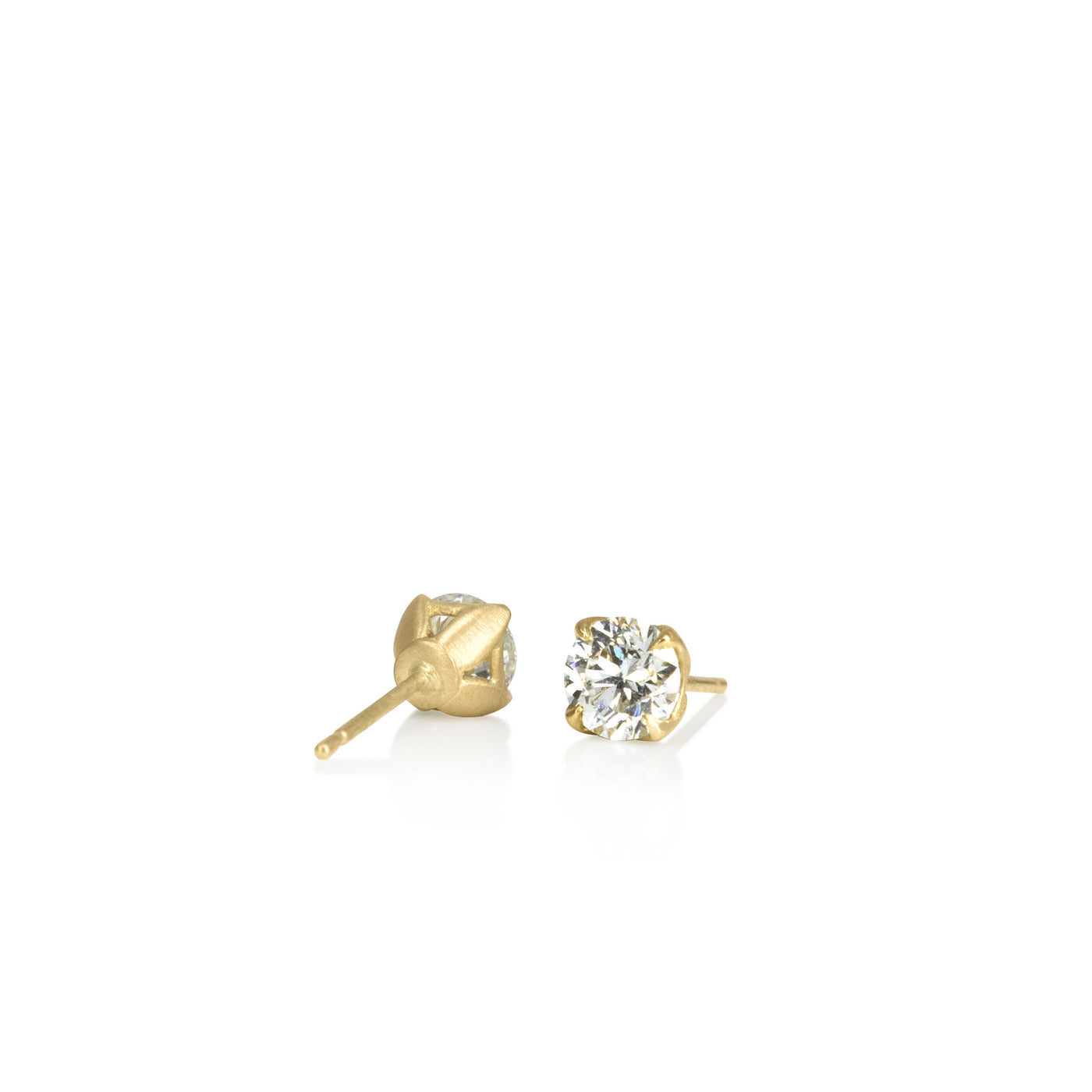 Round Rosebud Studs
