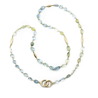 Aquamarine Beaded Necklace