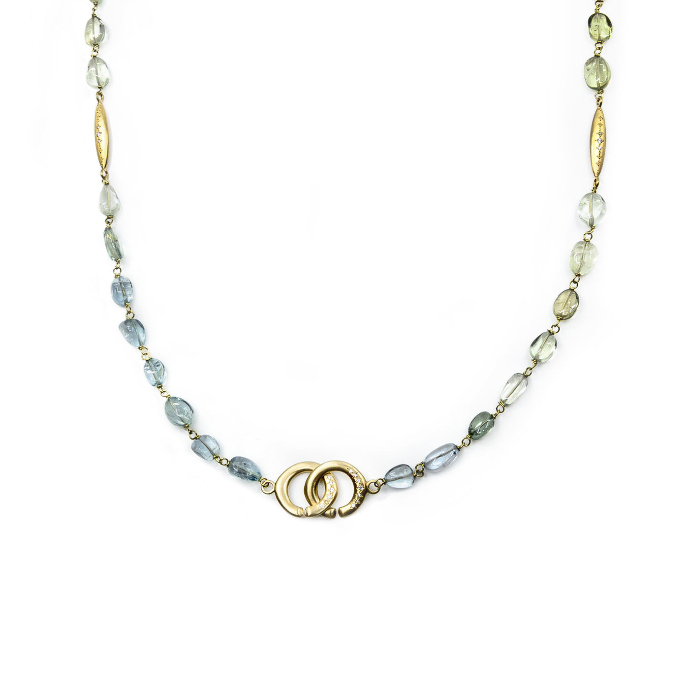Aquamarine Beaded Necklace