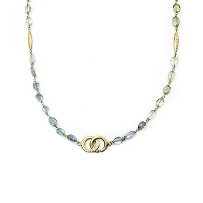 Aquamarine Beaded Necklace