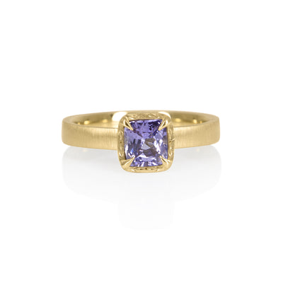 Lavender Sapphire Stacking Ring