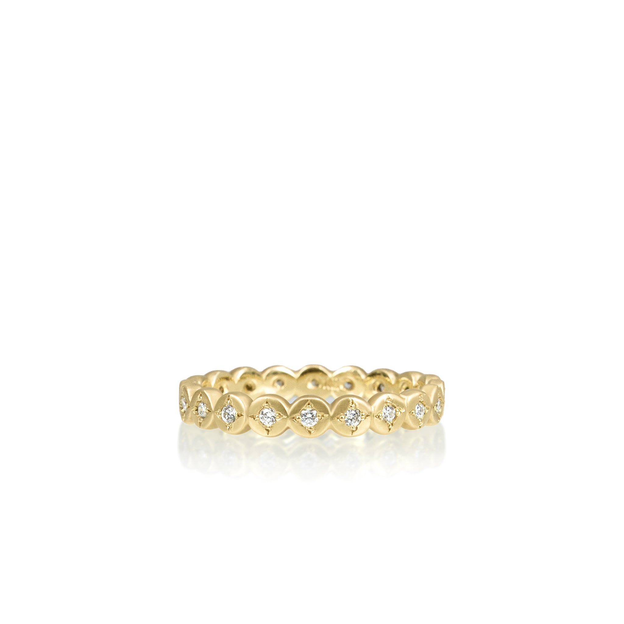 River Rocks Band In Gold