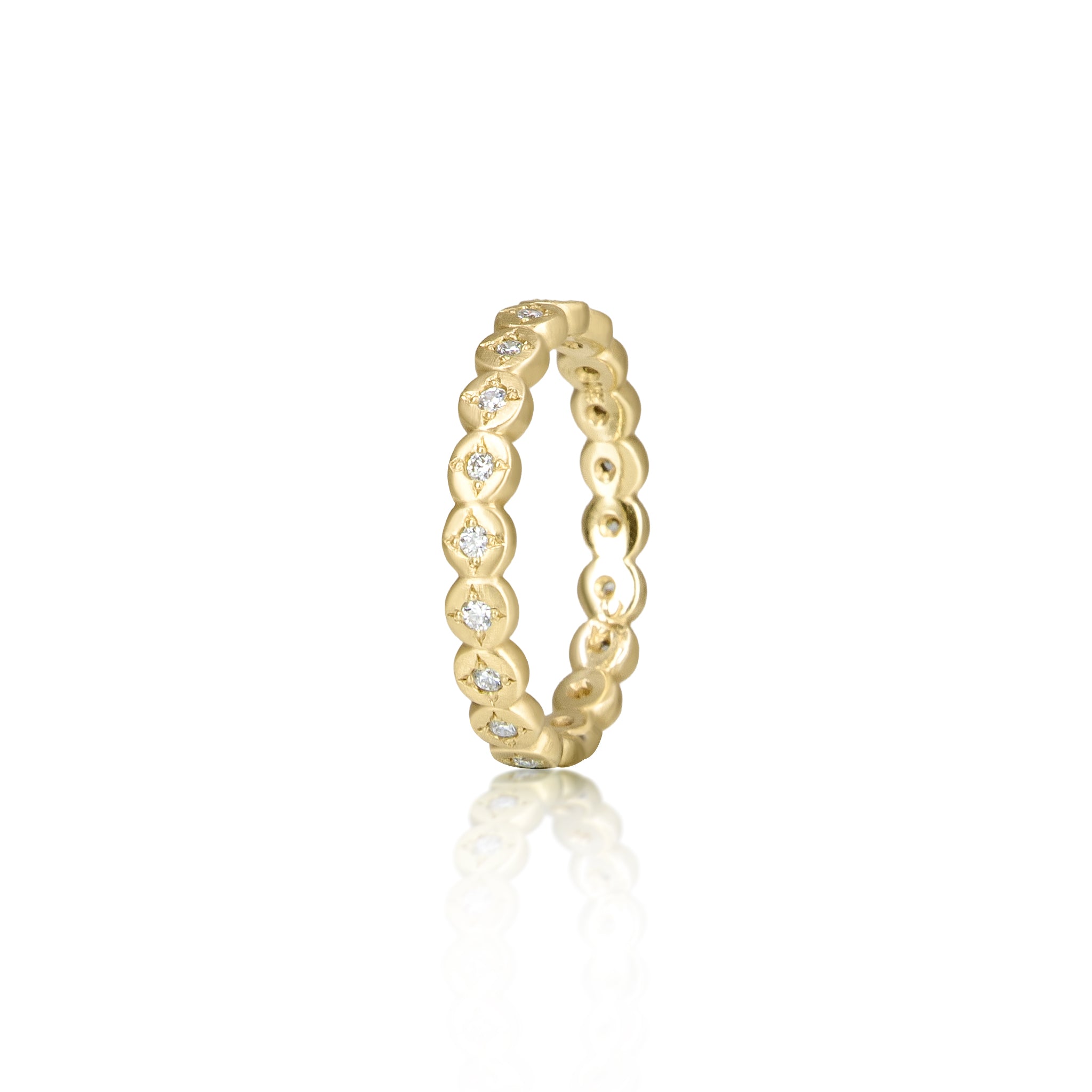 River Rocks Band In Gold