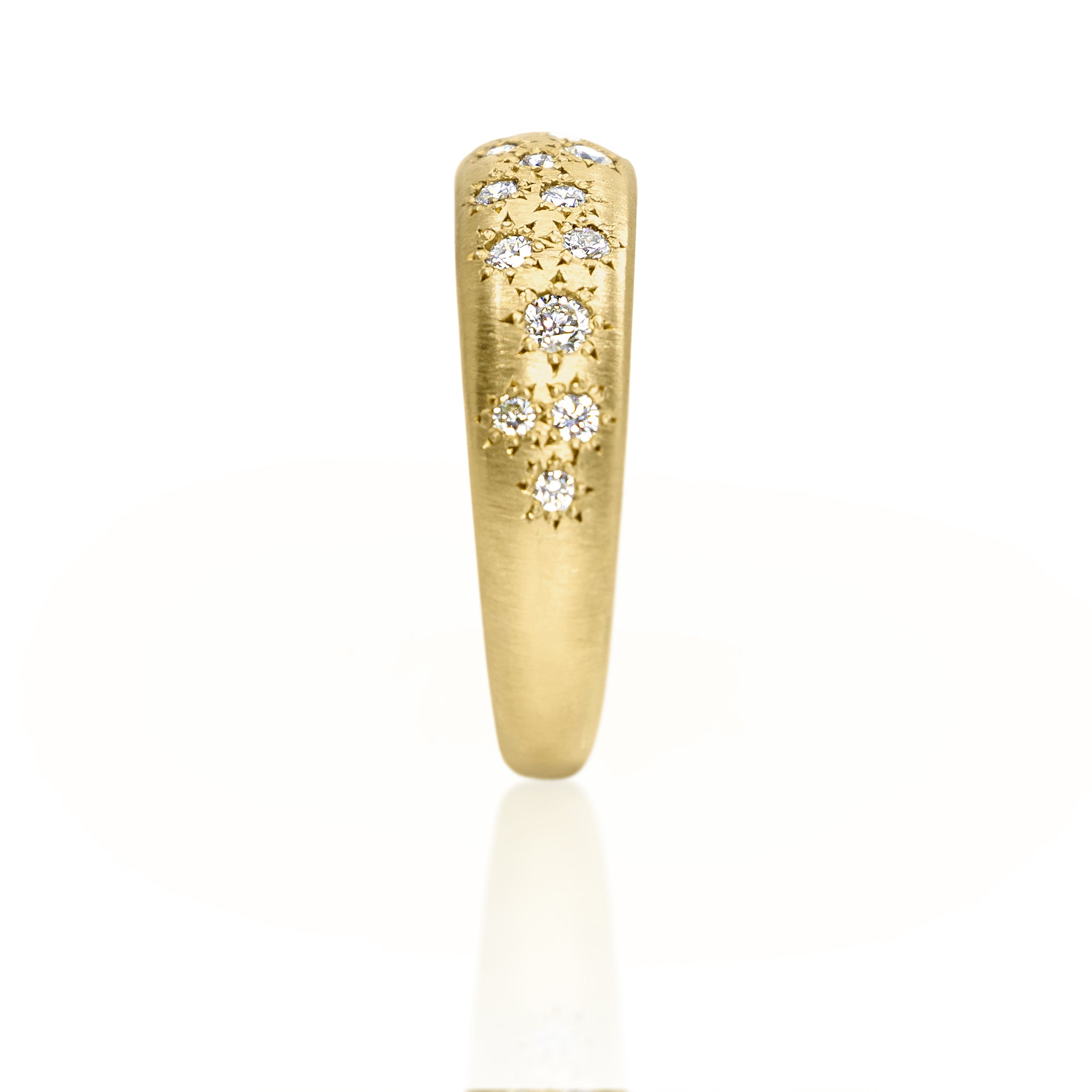 Tapered Multi-Stone Band