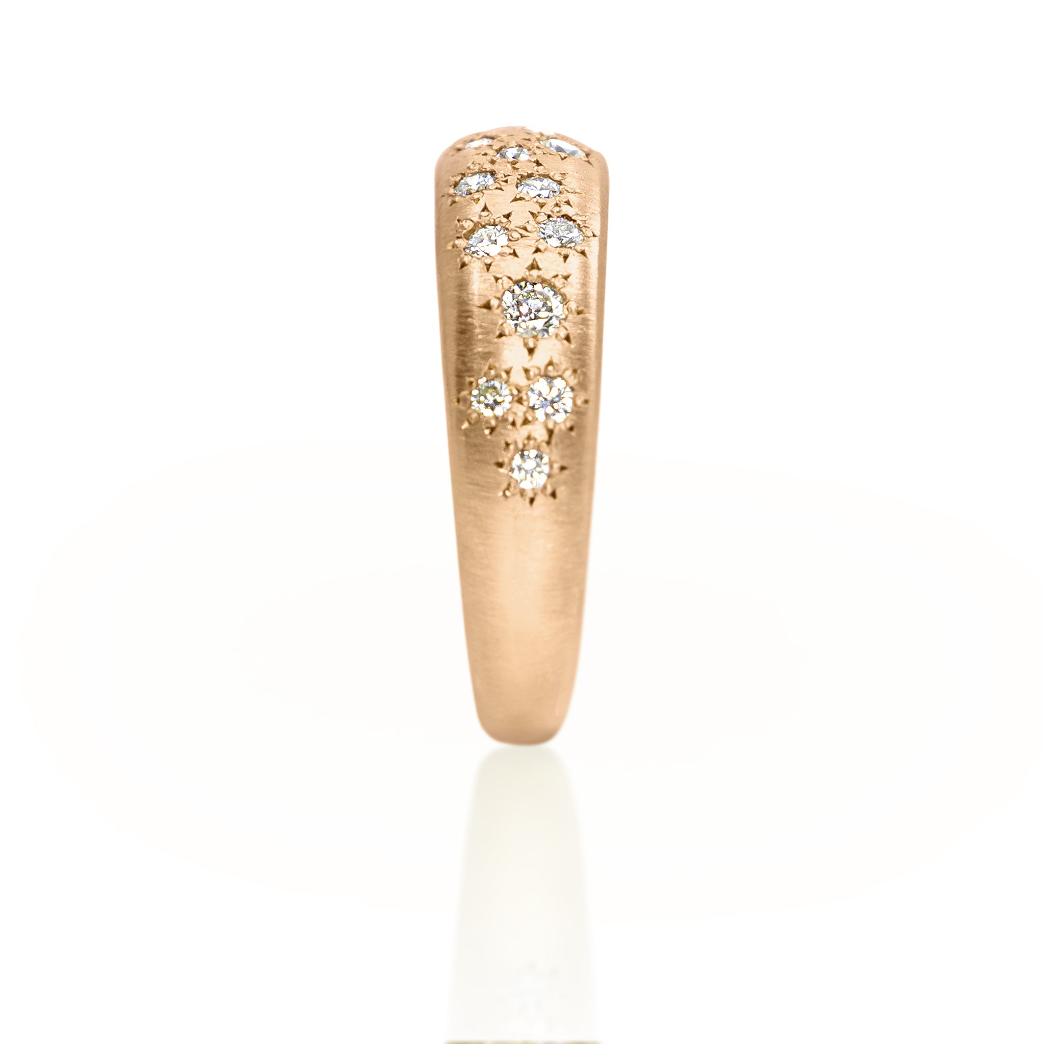 Tapered Multi-Stone Band