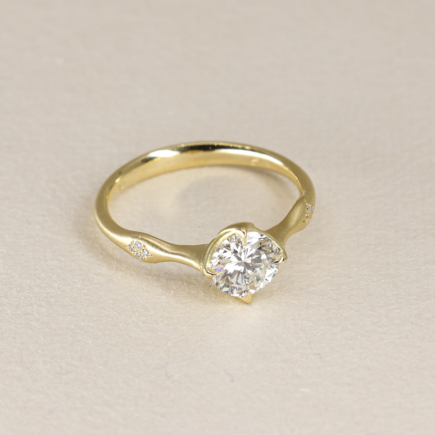 Round Rosebud Ring