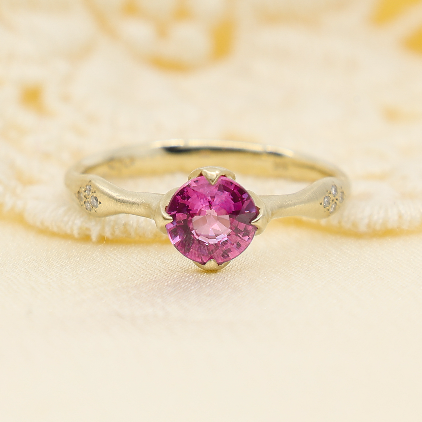 Round Rosebud Ring