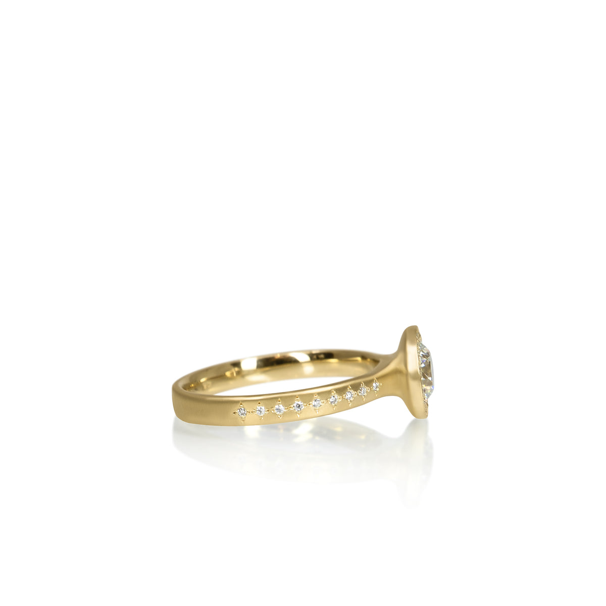 Round Woven Halo Ring