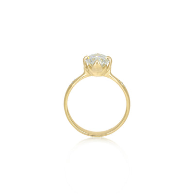 Oval Rosebud Ring