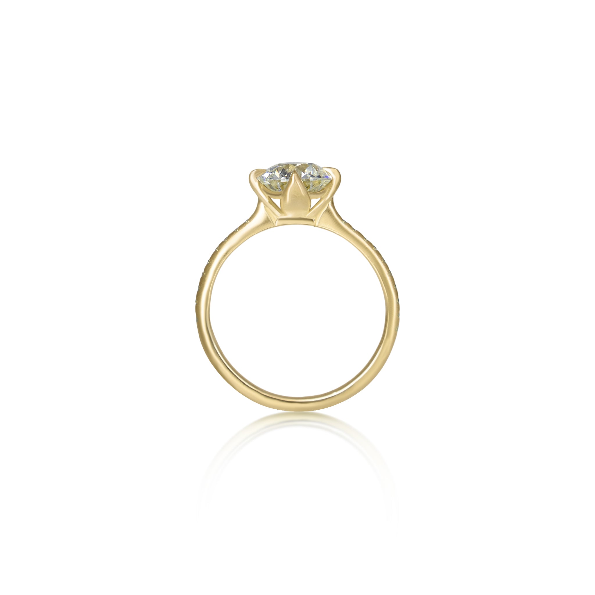 Old European Rosehip Ring - 1.72ct