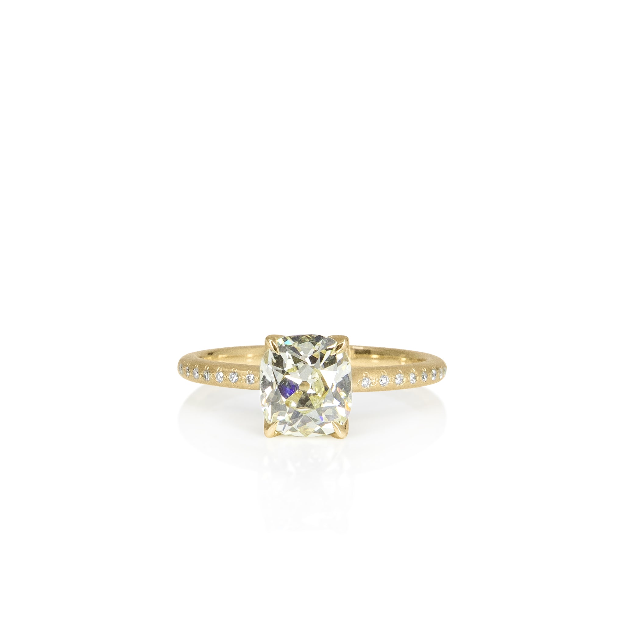 Old Mine Brilliant Rosehip Ring