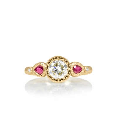 Unity Ring with Rubies