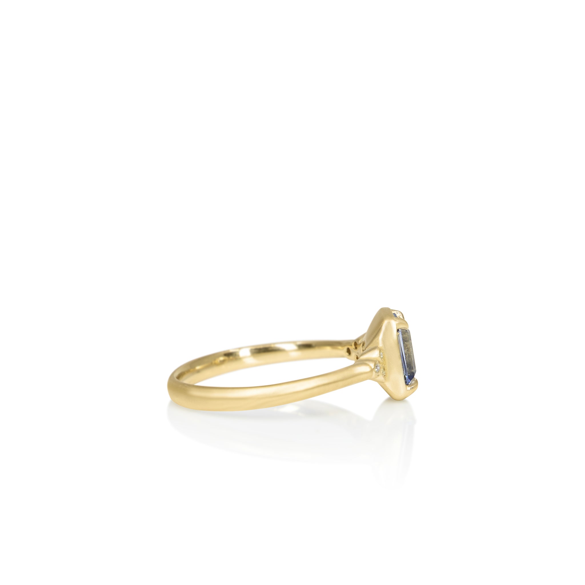Step Cut Luna Sapphire Ring - 1.20ct