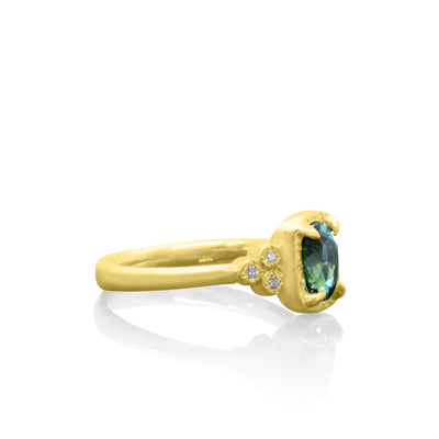 Green Tourmaline Ring