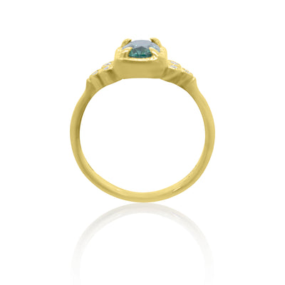 Green Tourmaline Ring