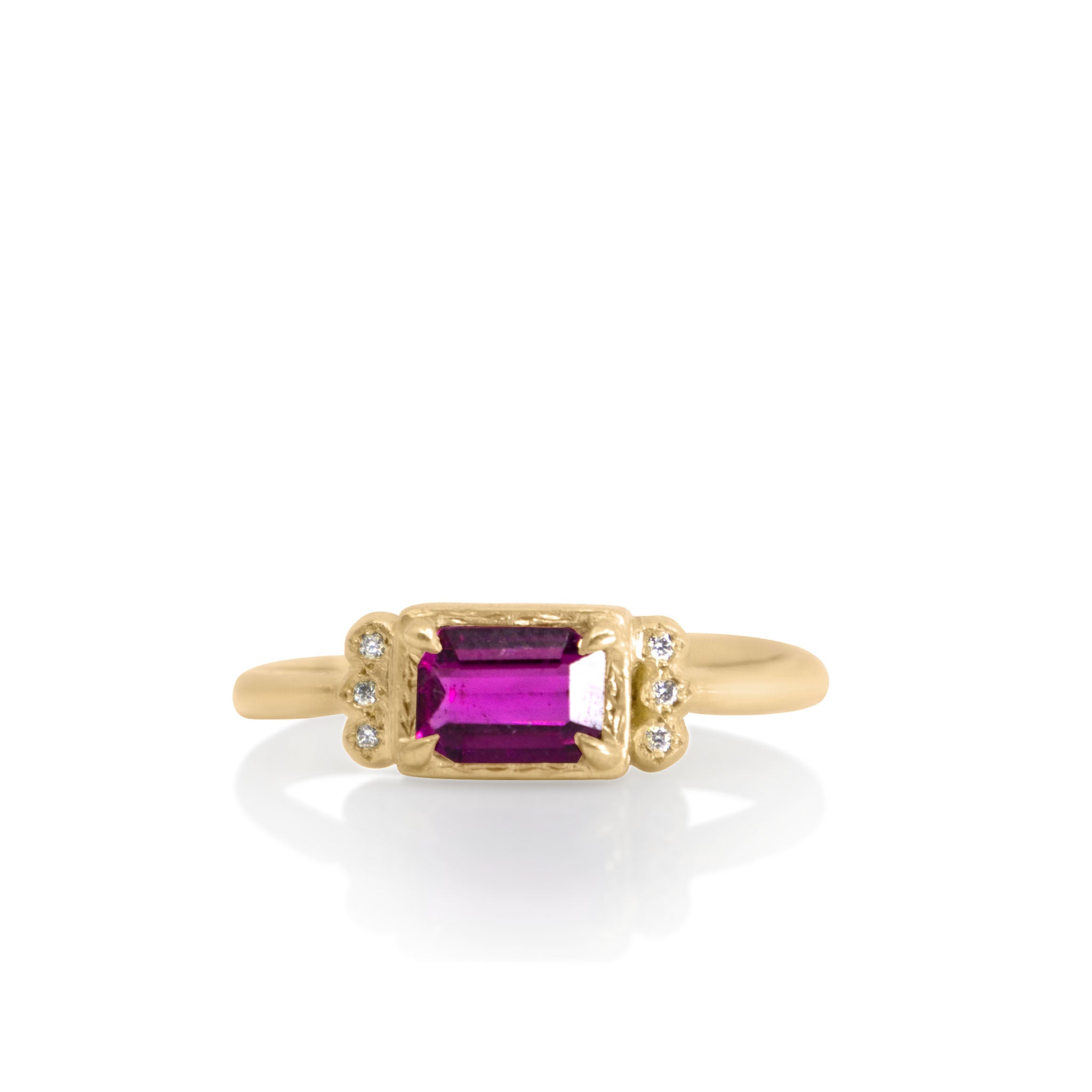 Horizontal Tourmaline Ring