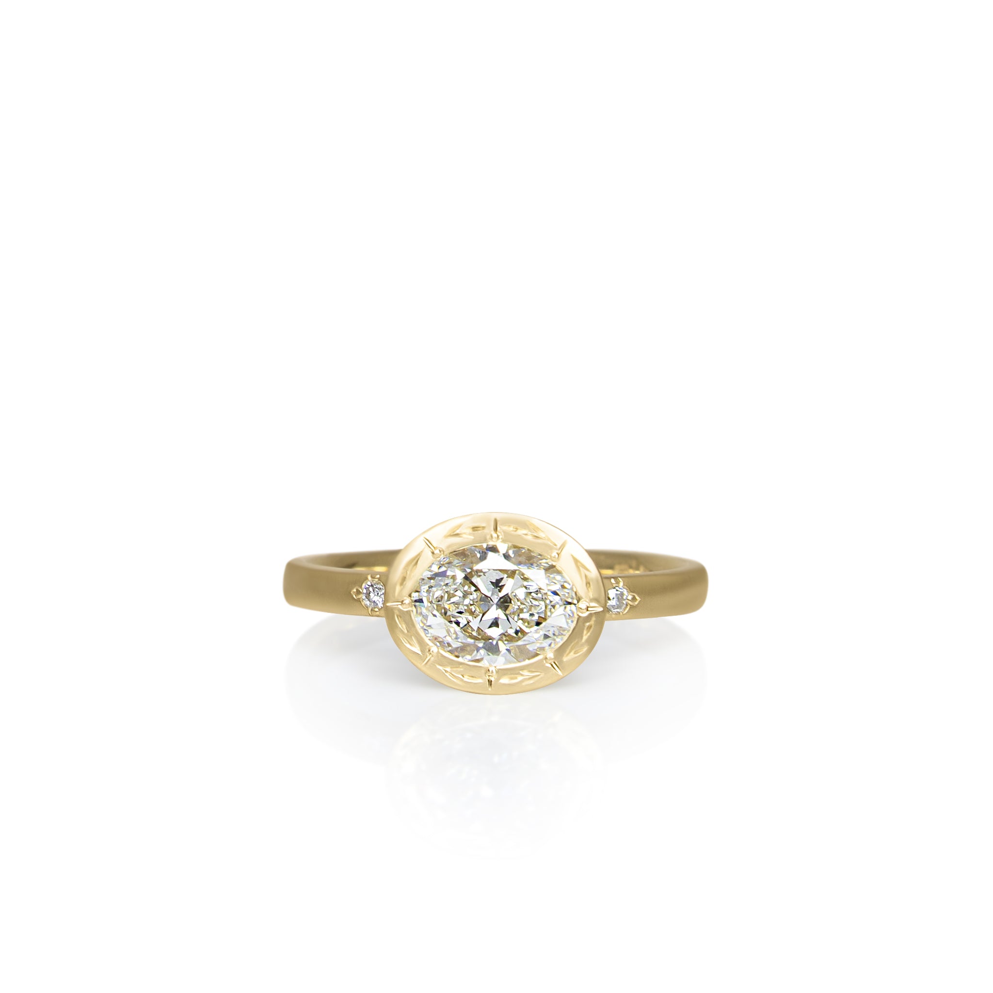 Oval Basket Ring - .90ct