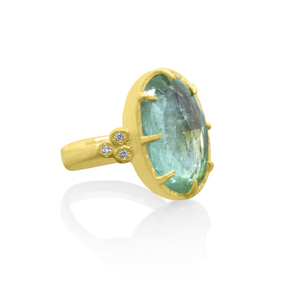 Green Tourmaline Ring
