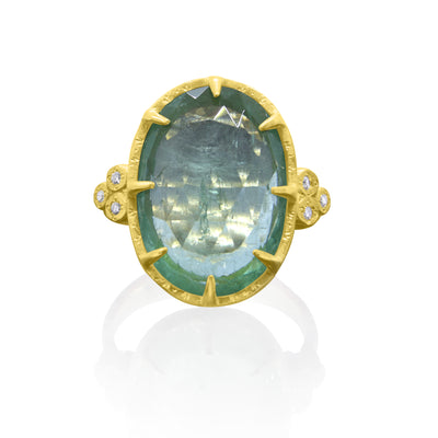Green Tourmaline Ring