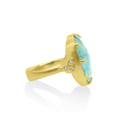 Green Tourmaline Ring
